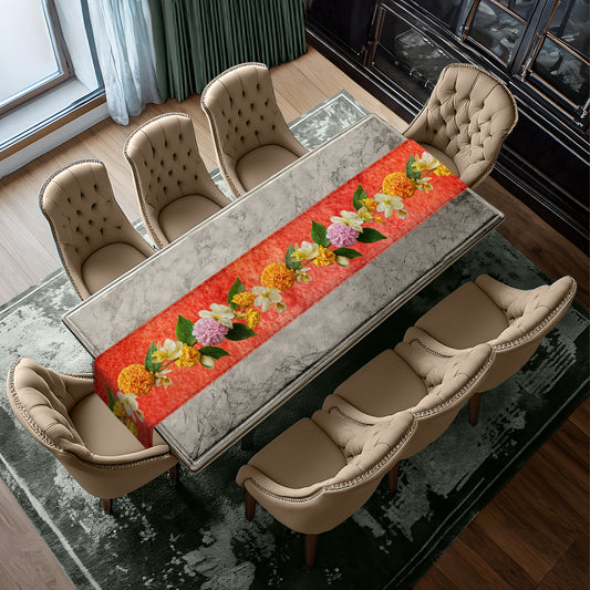 Warm Afternoon Flowers Table Runner