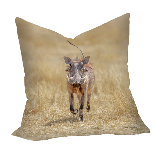 Warthog on a stroll Luxury Scatter by Annette Heymans
