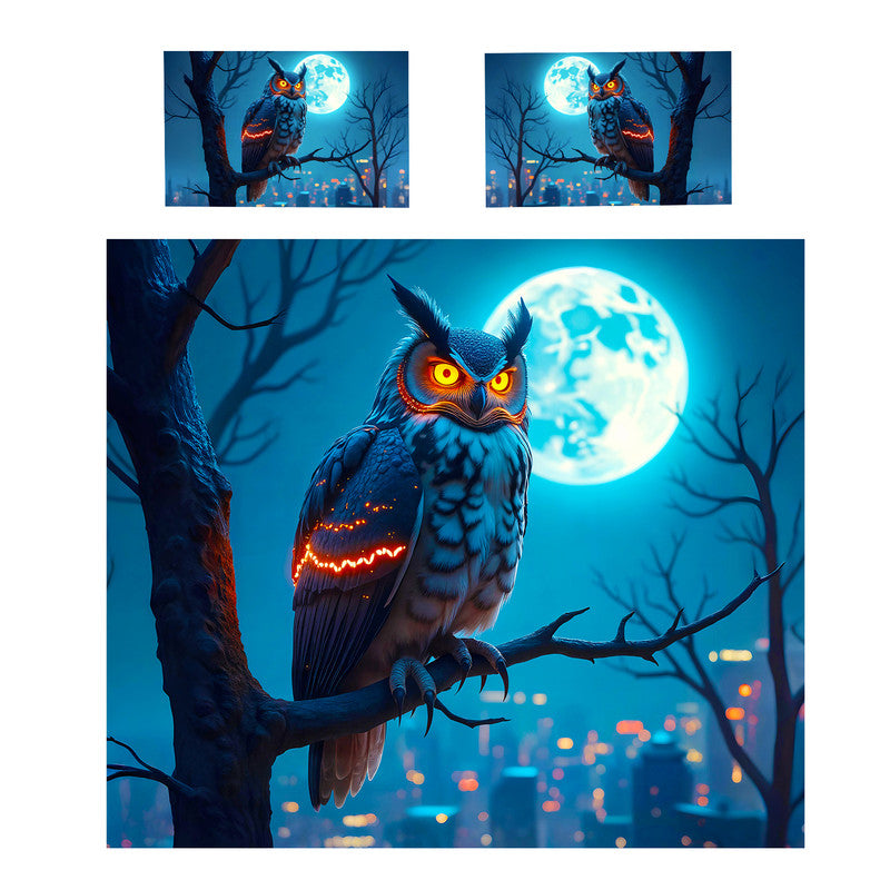 Watcher Of The Night Duvet Cover Set