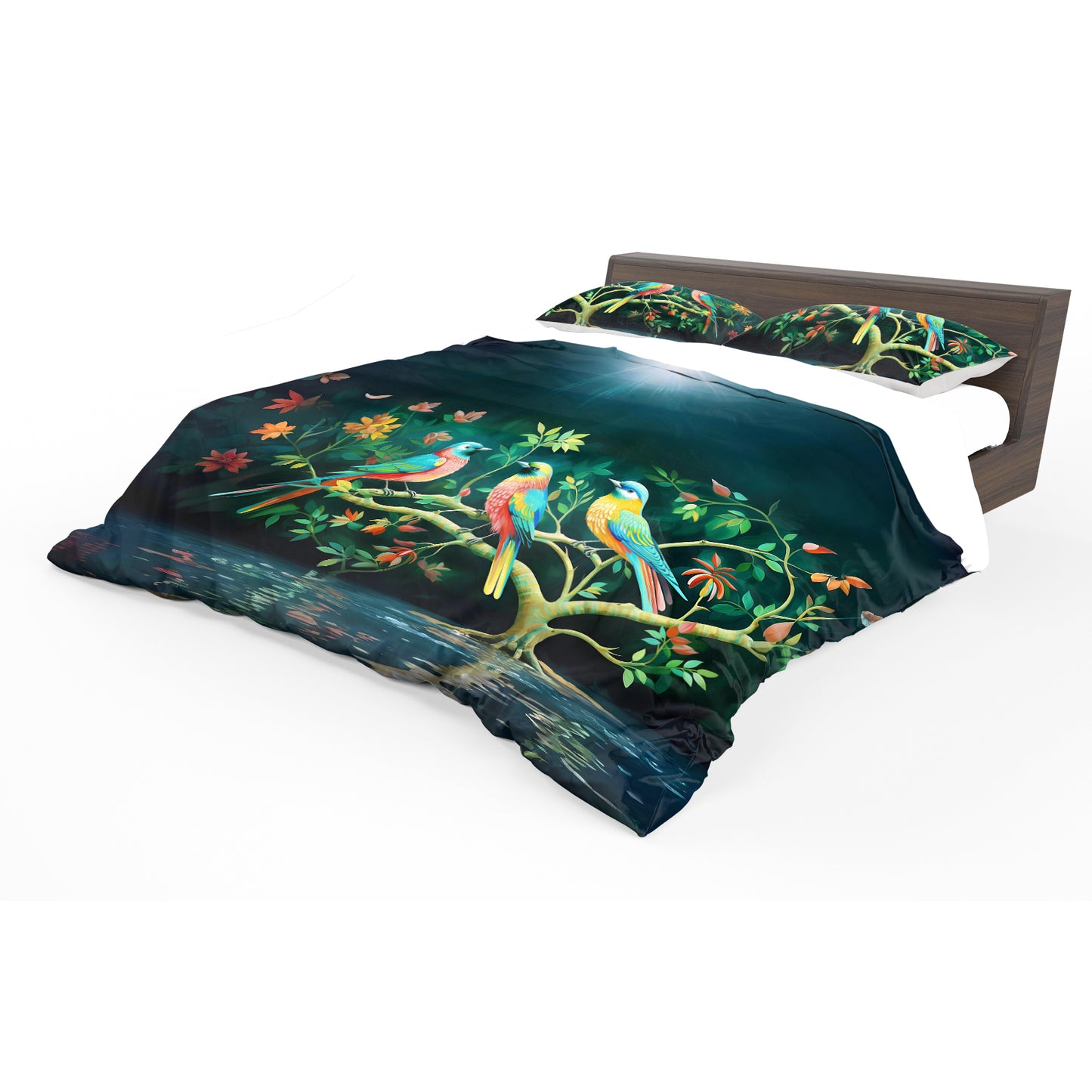 Watchful Wings Duvet Cover Set