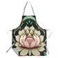 Water Lily Abstract Medium Length Apron