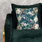 Water Painted Aqua Flower Pattern Luxury Scatter by Mark van Vuuren