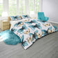 Water Painted Pastel Blue Yellow Butterflies Duvet Cover Set by Mark van Vuuren
