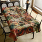 Water Painted Earth Tone Flower Mix Rectangle Tablecloth by Mark van Vuuren