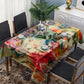Water Painted Floral Rectangle Tablecloth By Mark Van Vuuren