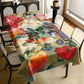 Water Painted Floral Rectangle Tablecloth By Mark Van Vuuren