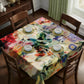 Water Painted Floral Square Tablecloth By Mark Van Vuuren