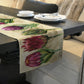 Water Painted Proteas Table Runner