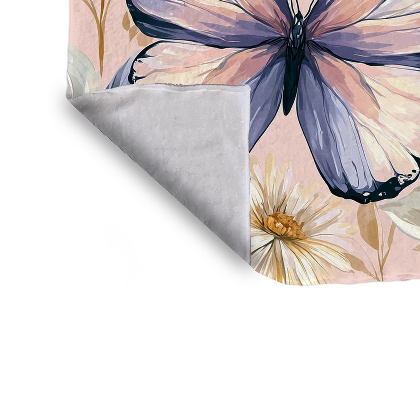 Watercolor Butterflies Baby Fleece Blanket by Wikus Schalkwyk