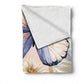 Watercolor Butterflies Baby Fleece Blanket by Wikus Schalkwyk