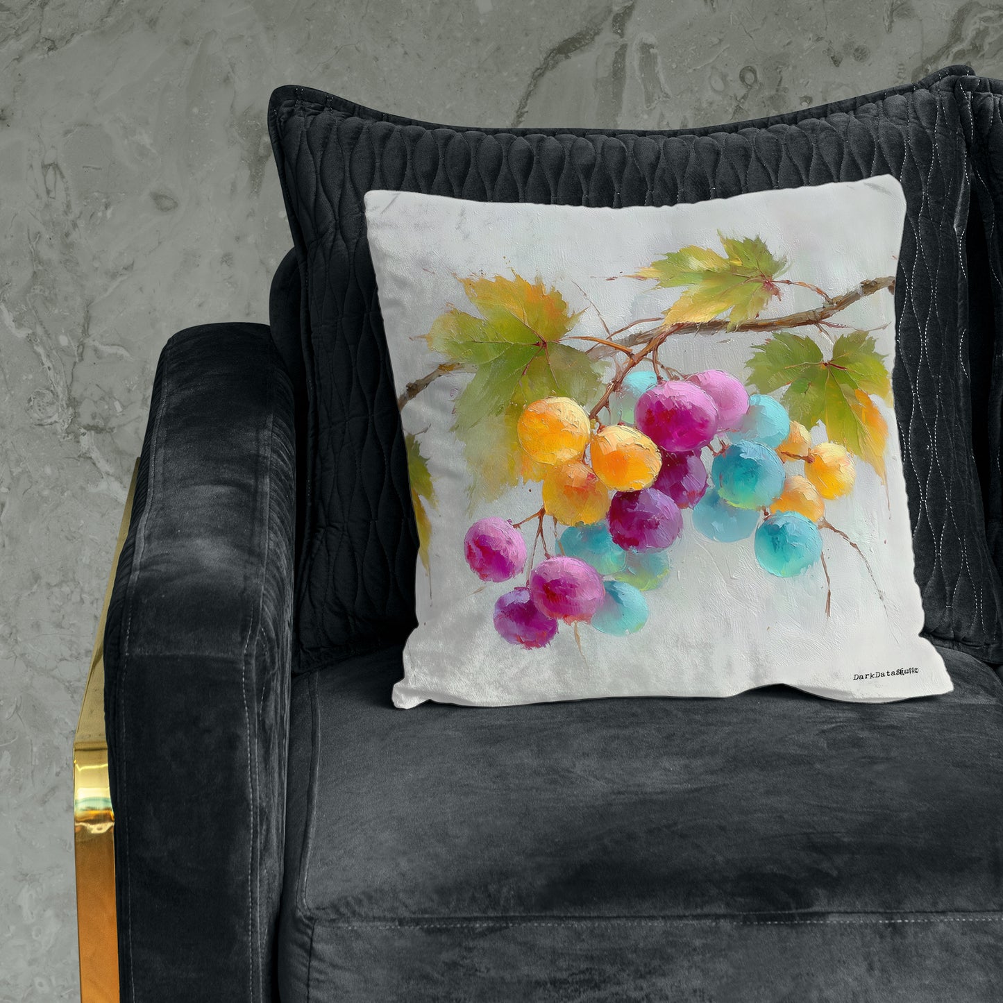 Watercolor Grapevine Luxury Scatter by Wikus Schalkwyk