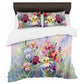 Watercolor Iris Meadow Duvet Cover Set
