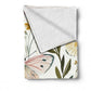 Watercolor Nursery Butterflies  Baby Fleece Blanket by Wikus Schalkwyk