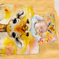 Watercolor Safari Giraffe Cot Set