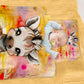 Watercolor Safari Zebra Cot Set