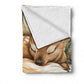 Watercolor Woodland Nursery Baby Fleece Blanket by Wikus Schalkwyk