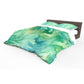 Watercolour Lime Duvet Cover Set