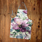 Watercolour Faded Florals Medium Length Apron By Mark Van Vuuren
