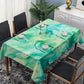 Watercolour Lime Rectangle Tablecloth