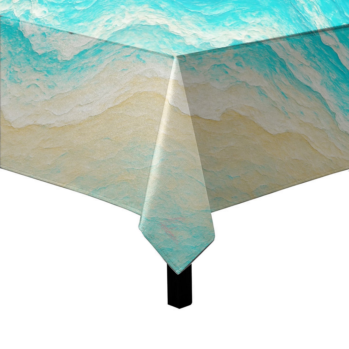 Watercolour Ocean Dream Square Tablecloth by Nathan Pieterse