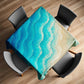Watercolour Ocean Dream Square Tablecloth by Nathan Pieterse