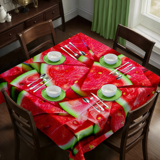 Watermelon Slices Square Tablecloth