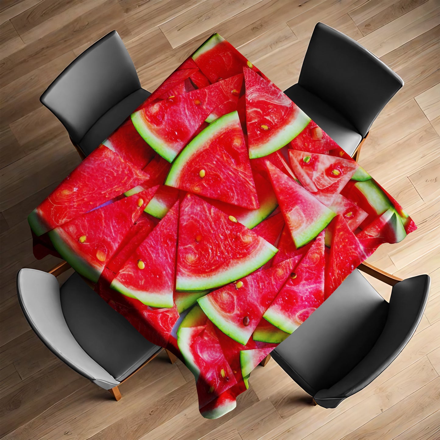 Watermelon Slices Square Tablecloth