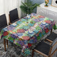 Waterpainted Succulent Rectangle Tablecloth