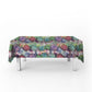 Waterpainted Succulent Rectangle Tablecloth