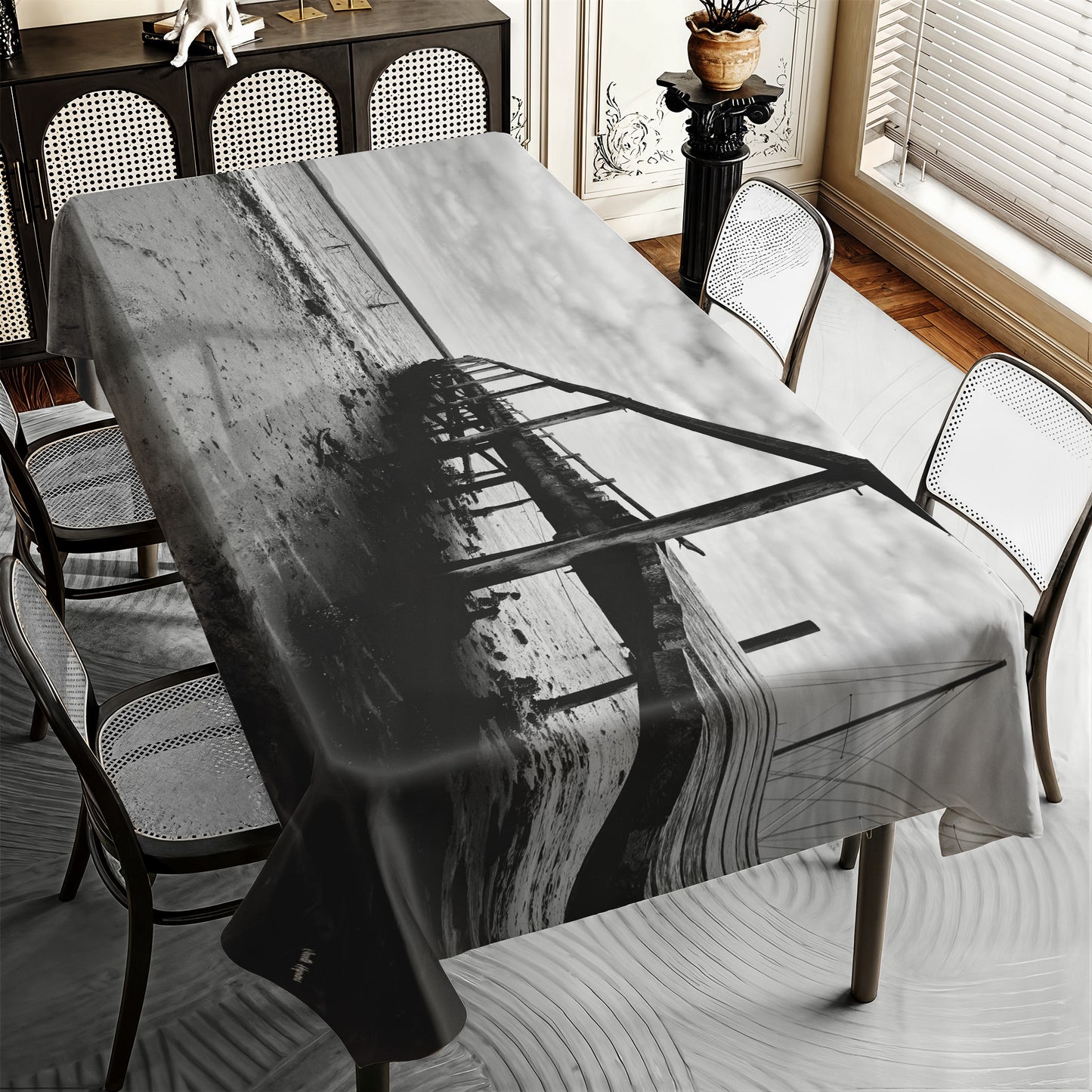 Water under the Bridge By Annette Heymans Rectangle Tablecloth