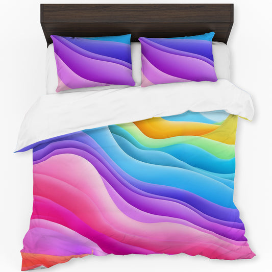 Waves of Colour Duvet Cover Set