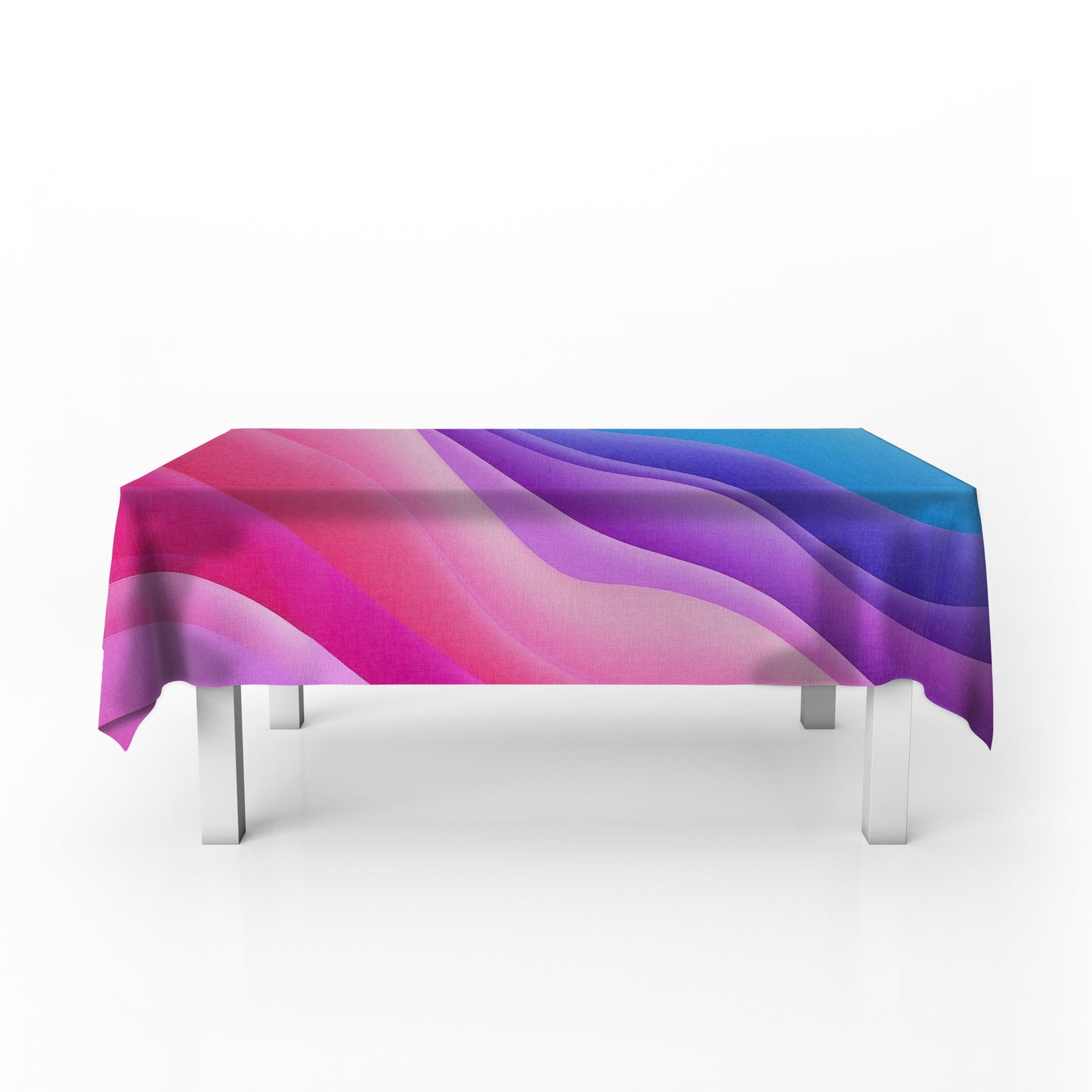 Waves of Colour Rectangle Tablecloth