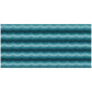 Wavy Blue Gradient 3m Rectangle Tablecloth