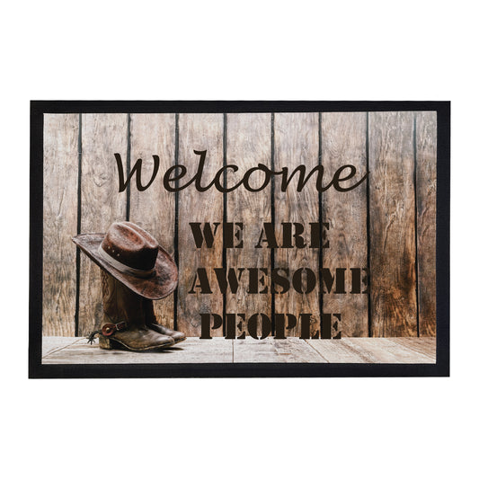 We Are Awesome Door Mat