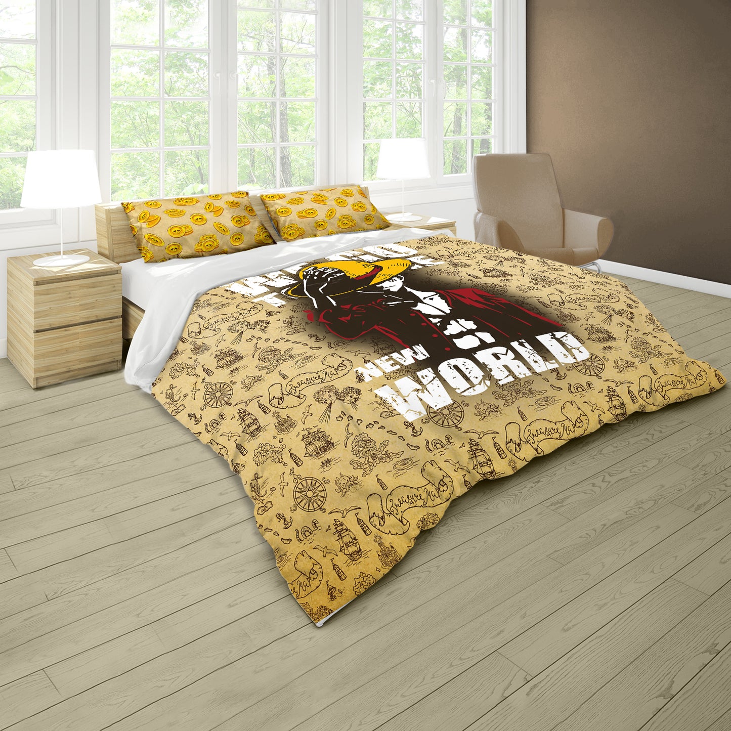 We Go To The New World Duvet Cover Set