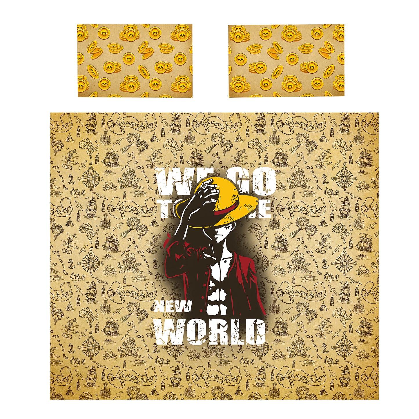 We Go To The New World Duvet Cover Set