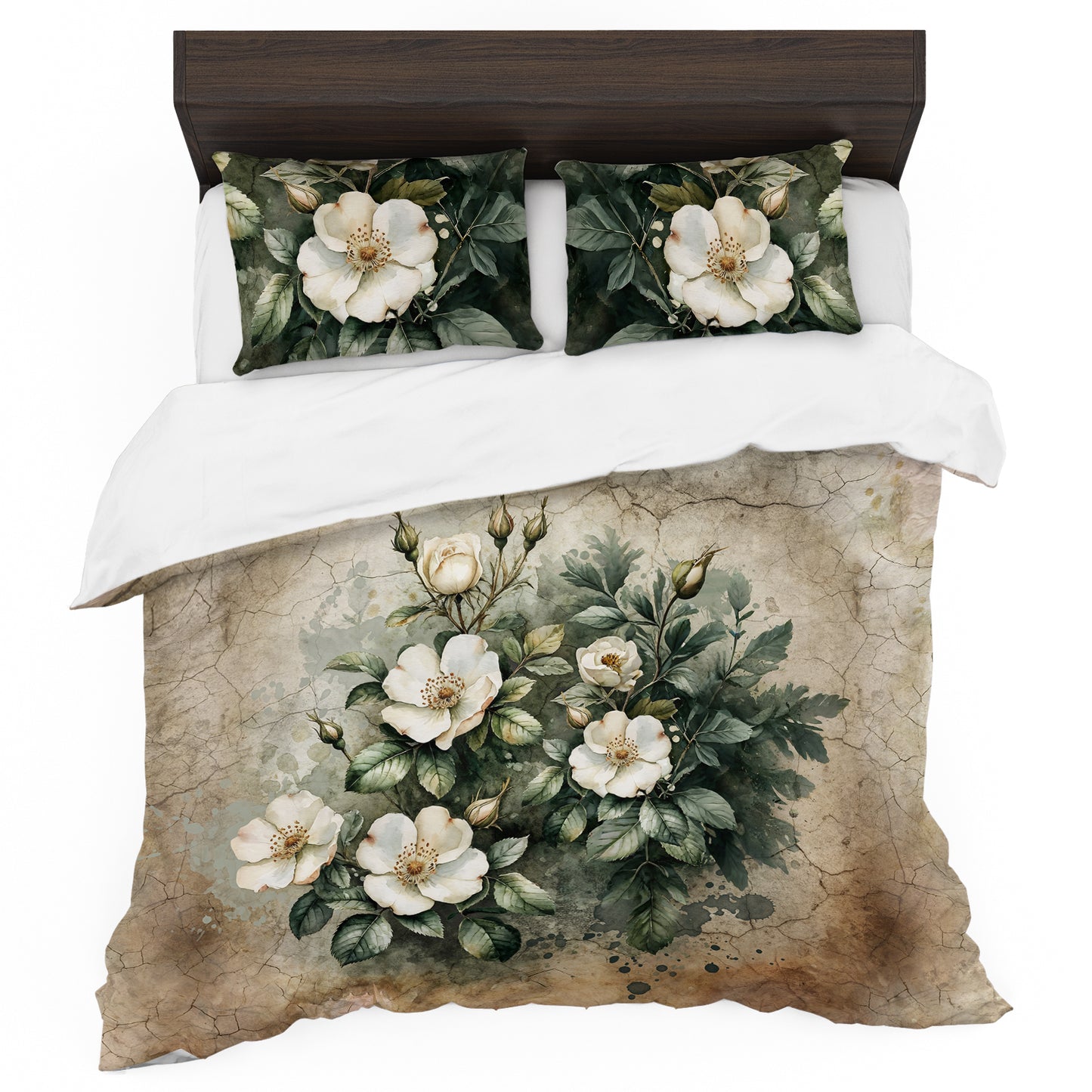 Weathered Wild Rose Duvet Cover Set