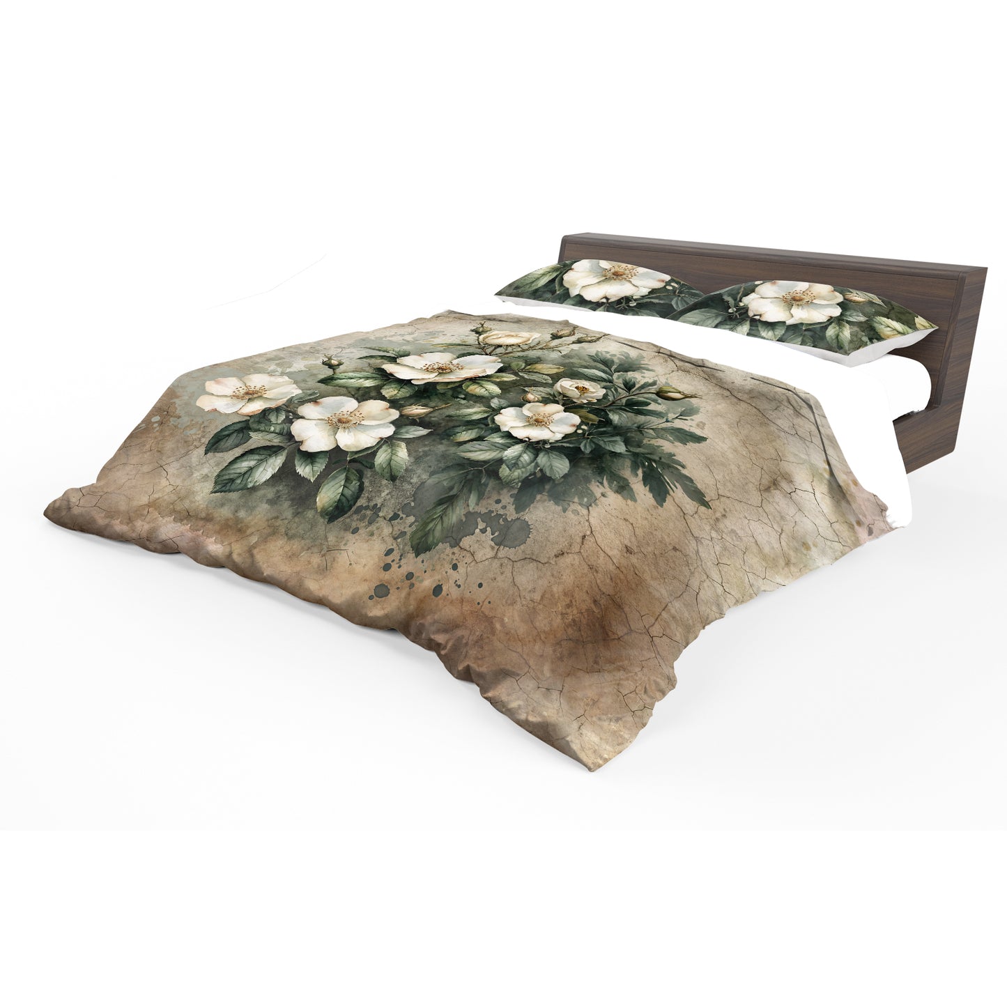 Weathered Wild Rose Duvet Cover Set