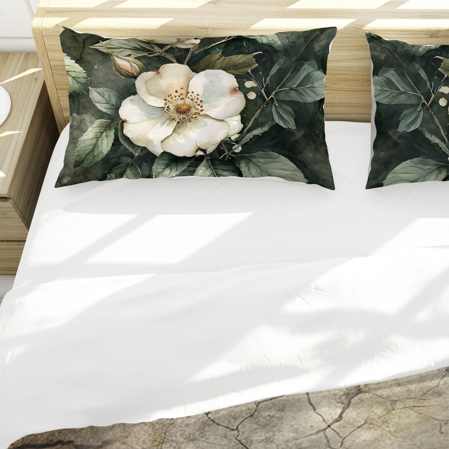 Weathered Wild Rose Duvet Cover Set