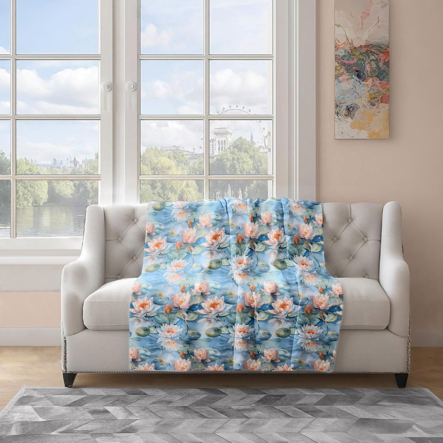 Welcoming Colours Light Weight Fleece Blanket