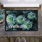 Welkom Succulents Door Mat