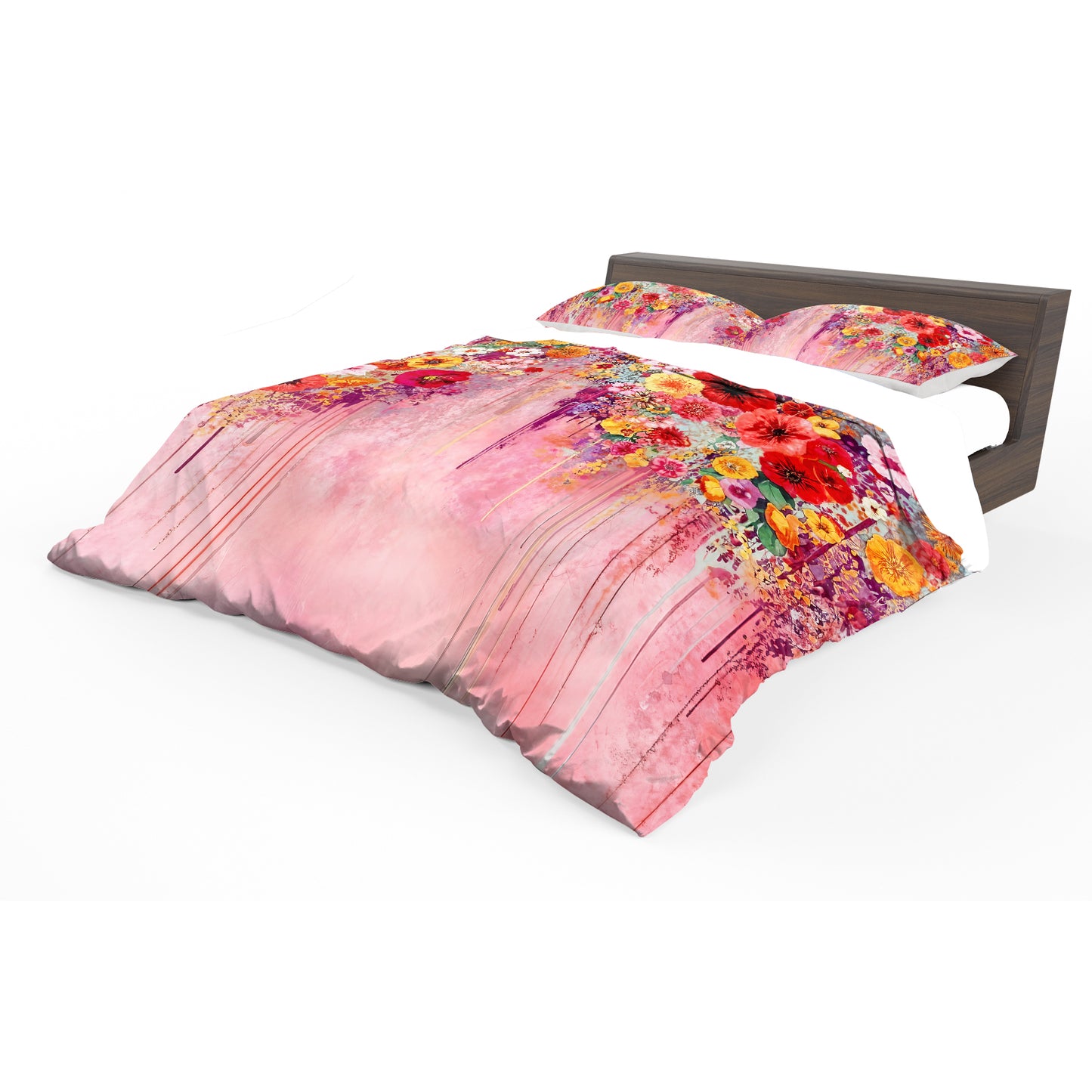 Wet Flowers Duvet Cover Set