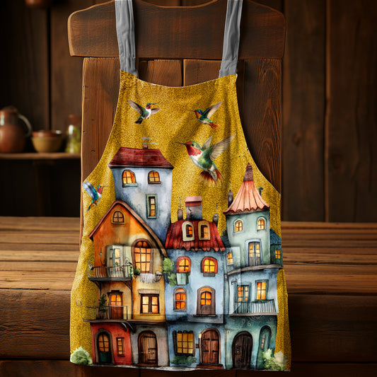 Where Hummingbirds Rest Apron by Mark van Vuuren