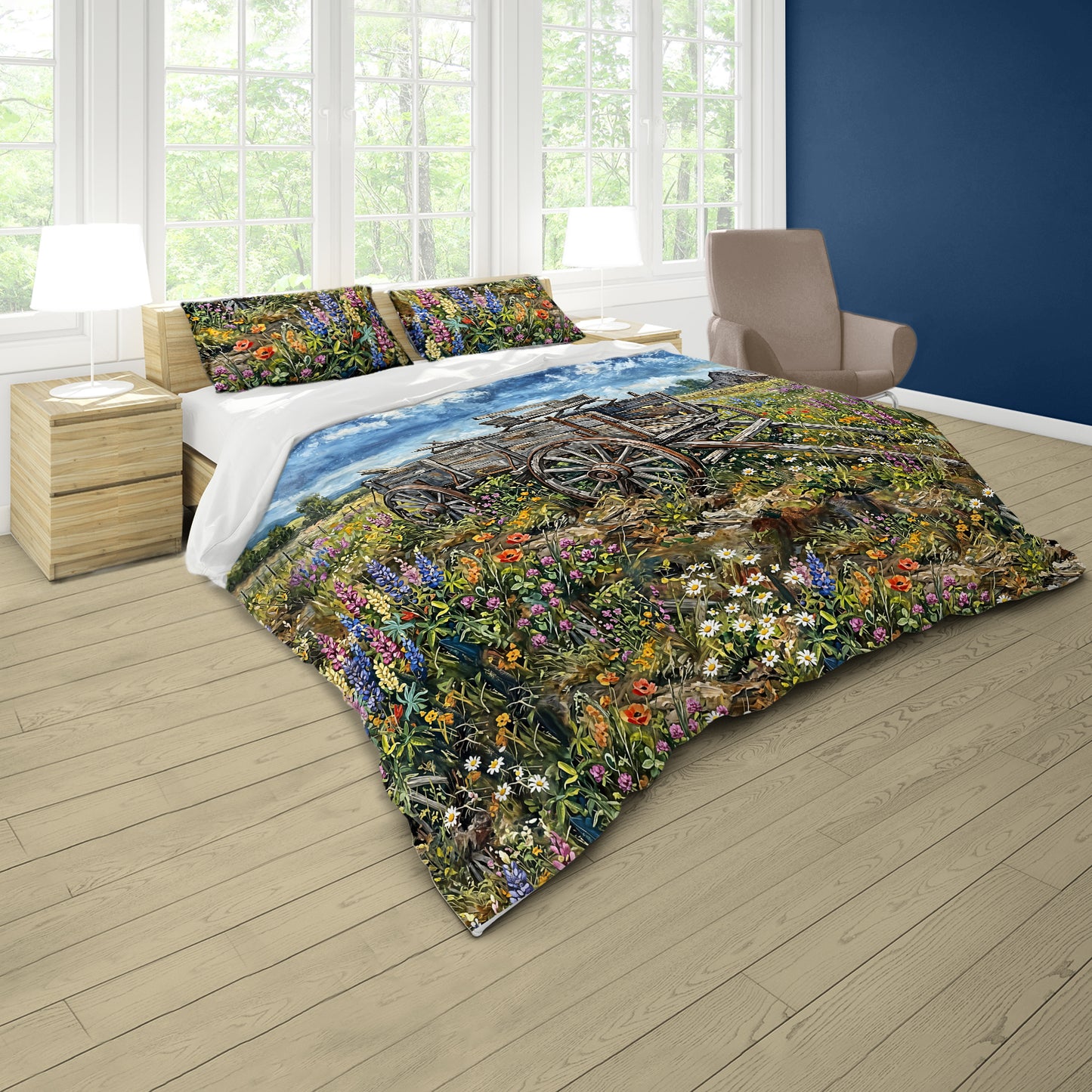 Where the Wagon Rests Duvet Cover Set