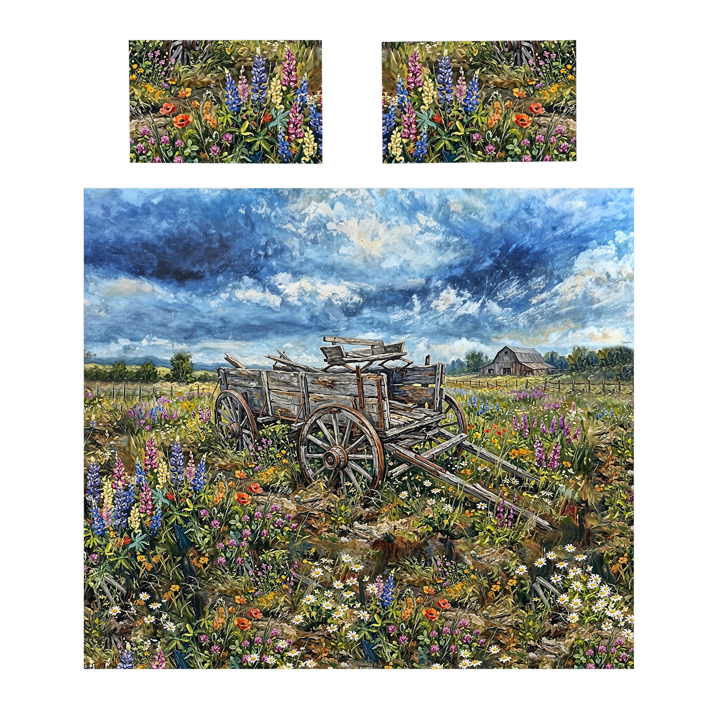 Where the Wagon Rests Duvet Cover Set