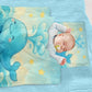Whimsical Baby Whale Cot Set by Nathan Pieterse