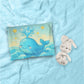 Whimsical Baby Whale Cot Set by Nathan Pieterse