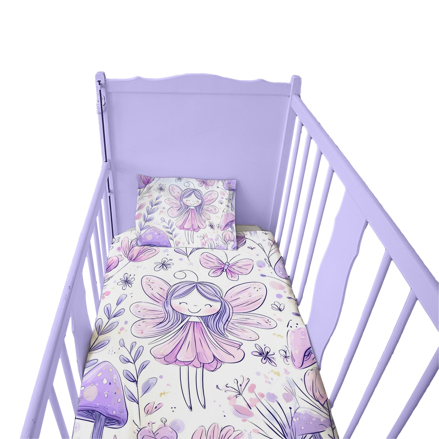 Whimsical Bloom Fairy Cot Set by Wikus Schalkwyk