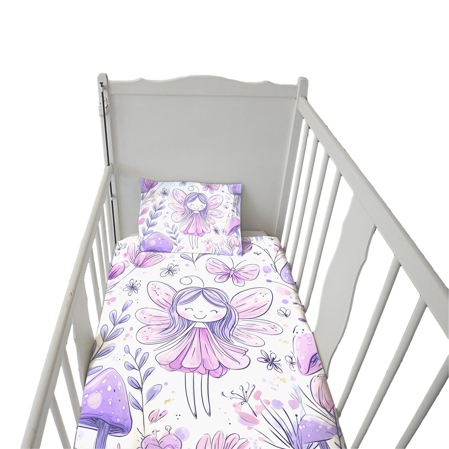 Whimsical Bloom Fairy Cot Set by Wikus Schalkwyk