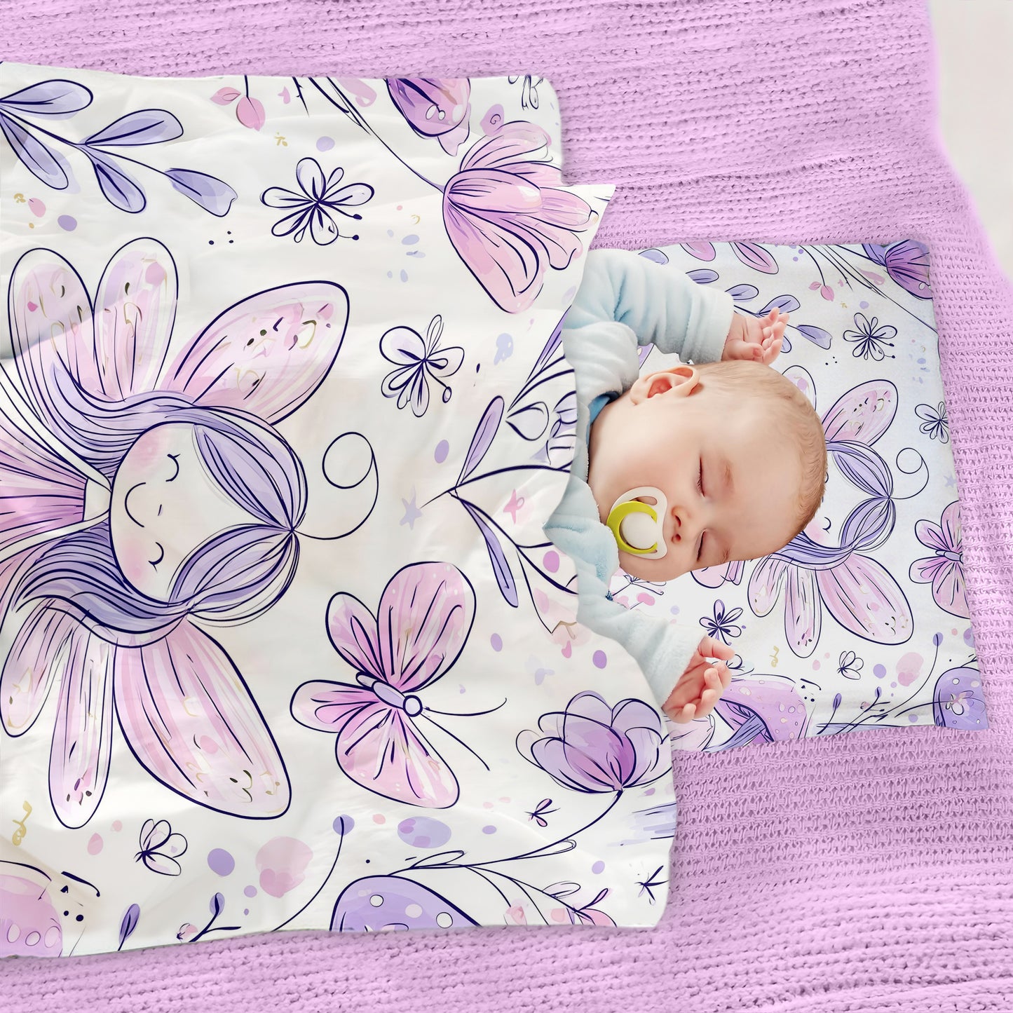 Whimsical Bloom Fairy Cot Set by Wikus Schalkwyk